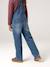 Salopette fille large en denim bleu moyen+denim black+denim gris+stone 9 - vertbaudet enfant 