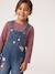 T-shirt manches longues fille mauve+prune 5 - vertbaudet enfant 