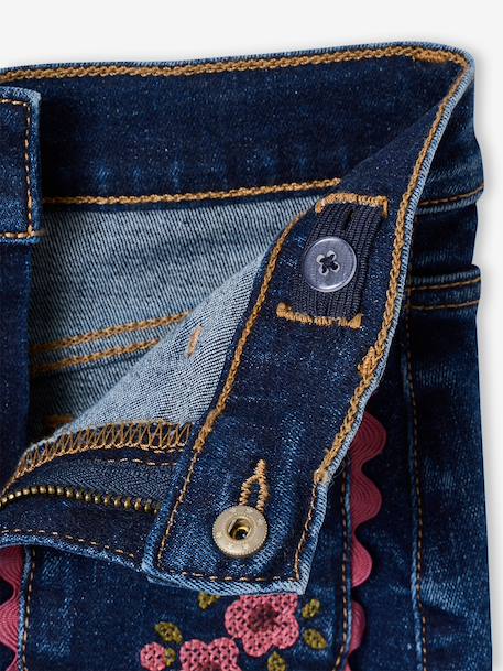 Jean large fille bleu foncé 7 - vertbaudet enfant 