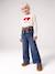 T-shirt manches longues fille écru+rose poudré 6 - vertbaudet enfant 