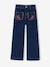 Jean large fille bleu foncé 4 - vertbaudet enfant 