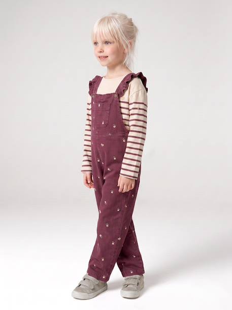 Salopette fille prune 2 - vertbaudet enfant 