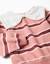 Sweat à rayures avec col en forme de nœud Rose 4 - vertbaudet enfant 