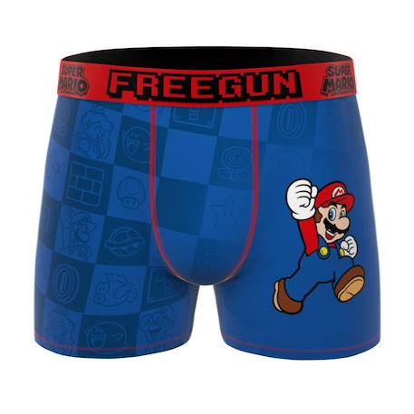 Lot de 3 boxers junior Garçon super mario bros Rouge/bleu/jaune/vert 4 - vertbaudet enfant 
