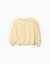 Sweat en coton avec imprimé creativity Jaune 3 - vertbaudet enfant 
