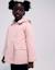 Parka rembourrée avec capuche amovible et poches Rose clair 1 - vertbaudet enfant 