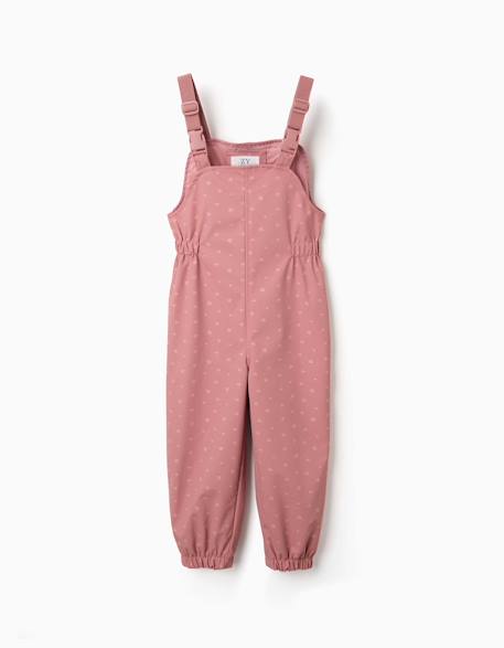 Salopette de pluie en caoutchouc avec imprimé floral Rose 2 - vertbaudet enfant 