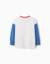 T-shirt en coton à manches longues avec poche Bleu 3 - vertbaudet enfant 