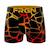 Lot de 4 boxers junior Garçon collection frgn style Turquoise/orange/jaune/noir/bleu/vert/gris 2 - vertbaudet enfant 