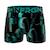 Lot de 4 boxers junior Garçon collection frgn style Turquoise/orange/jaune/noir/bleu/vert/gris 4 - vertbaudet enfant 