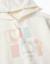 Sweat en coton à capuche avec imprimé cœur Blanc 4 - vertbaudet enfant 