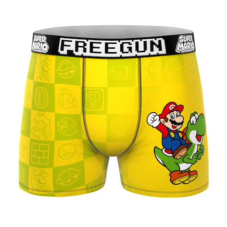 Lot de 3 boxers junior Garçon super mario bros Rouge/bleu/jaune/vert 2 - vertbaudet enfant 
