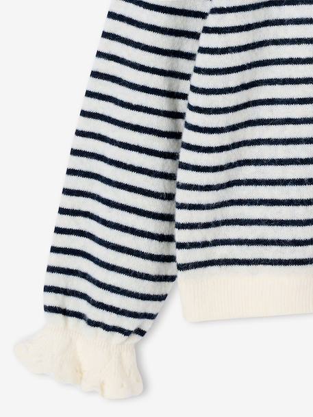 Pull col montant enfant fille écru 4 - vertbaudet enfant 