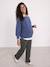 Pantalon de grossesse maille bandeau gris 1 - vertbaudet enfant 