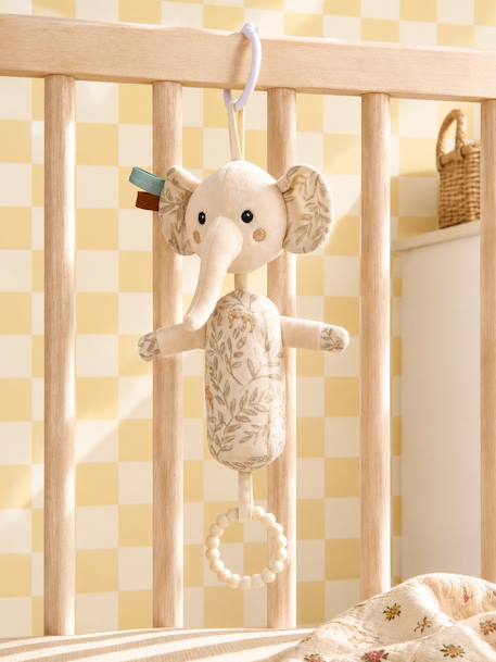 Hochet sensoriel à suspendre éléphant Babylon 1 - vertbaudet enfant 
