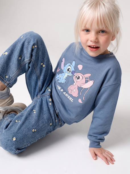 Sweat Lilo et Stitch bleu chambray 6 - vertbaudet enfant 