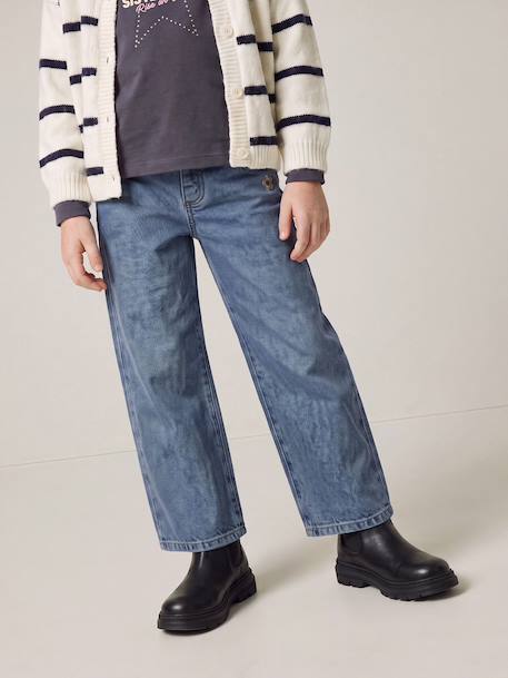 Fille-Pantalon-Pantalon fille large couleur 