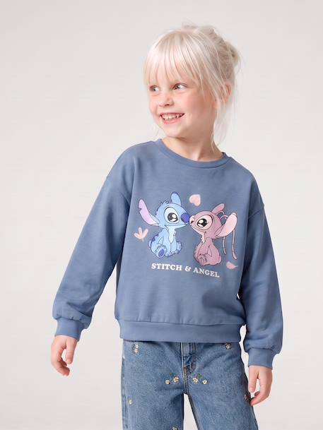 Sweat Lilo et Stitch bleu chambray 2 - vertbaudet enfant 