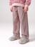 Pantalon large fille mauve+violine 1 - vertbaudet enfant 