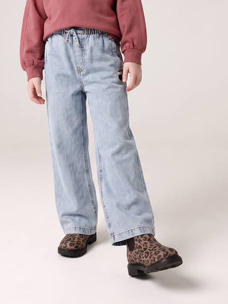 Fille-Jean-Pantalon large fille