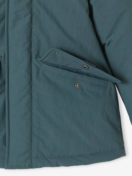 Parka 3 en 1 garçon amovible bleu ardoise+noix de pécan 10 - vertbaudet enfant 