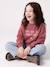 Sweat fille col rond mauve+rose pâle 7 - vertbaudet enfant 