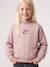 Sweat fille col montant rose pâle 1 - vertbaudet enfant 