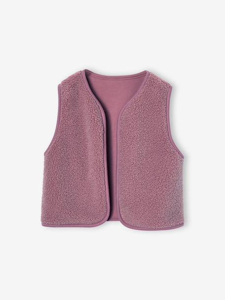 Ensemble robe 3 pièces enfant fille écru+mauve 13 - vertbaudet enfant 