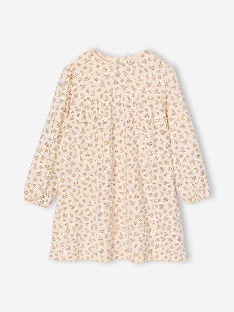Ensemble robe 3 pièces enfant fille écru+mauve 12 - vertbaudet enfant 