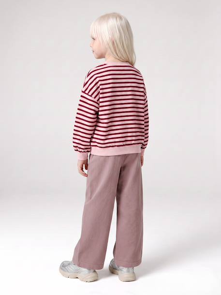 Pantalon large fille mauve+violine 6 - vertbaudet enfant 