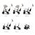 Tricycle Kinderkraft AVEO 2 PLUS Évolutif 6 Configurations avec Siège 360° CLICK&TWIST, Position Allongée et Pliage Rapide Beige+Gris+Rose+Vert 2 - vertbaudet enfant 