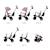 Tricycle Kinderkraft AVEO 2 PLUS Évolutif 6 Configurations avec Siège 360° CLICK&TWIST, Position Allongée et Pliage Rapide Beige+Gris+Rose+Vert 14 - vertbaudet enfant 