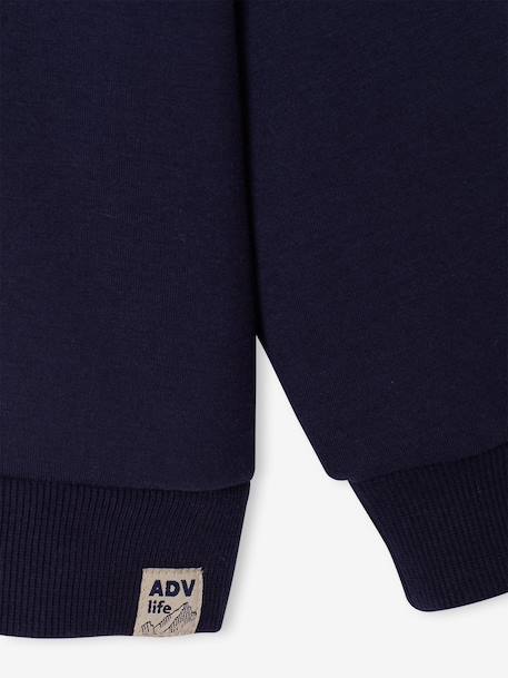 Sweat col rond garçon marine 4 - vertbaudet enfant 