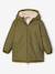 Coupe vent long enfant garçon olive 1 - vertbaudet enfant 