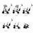 Tricycle AVEO 2 PLUS Évolutif 6 Configurations avec Siège 360° CLICK&TWIST, Position Allongée et Pliage Rapide Beige+Gris+Rose+Vert 20 - vertbaudet enfant 