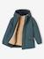 Parka 3 en 1 garçon amovible bleu ardoise+noix de pécan 8 - vertbaudet enfant 