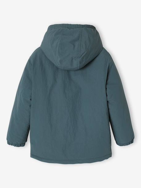 Parka 3 en 1 garçon amovible bleu ardoise+noix de pécan 9 - vertbaudet enfant 