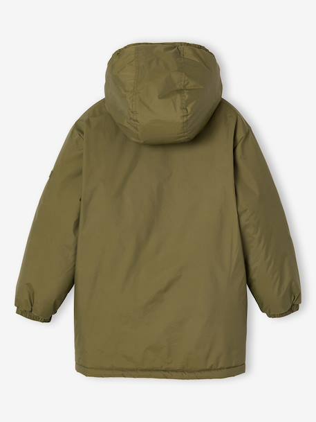 Coupe vent long enfant garçon olive 3 - vertbaudet enfant 