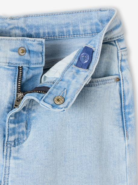 Jean large enfant fille denim bleached 5 - vertbaudet enfant 