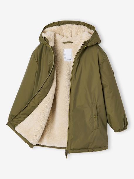 Coupe vent long enfant garçon olive 2 - vertbaudet enfant 