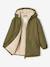 Coupe vent long enfant garçon olive 2 - vertbaudet enfant 