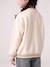Sweat style teddy fille en molleton beige+gris chiné+marine 8 - vertbaudet enfant 