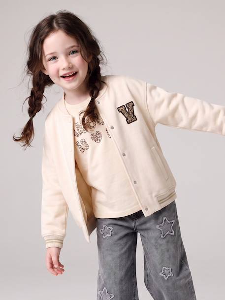 Fille-Pull, gilet, sweat-Gilet-Sweat style teddy fille en molleton