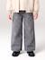 Jean large fille étoiles bleu clair+denim gris 7 - vertbaudet enfant 