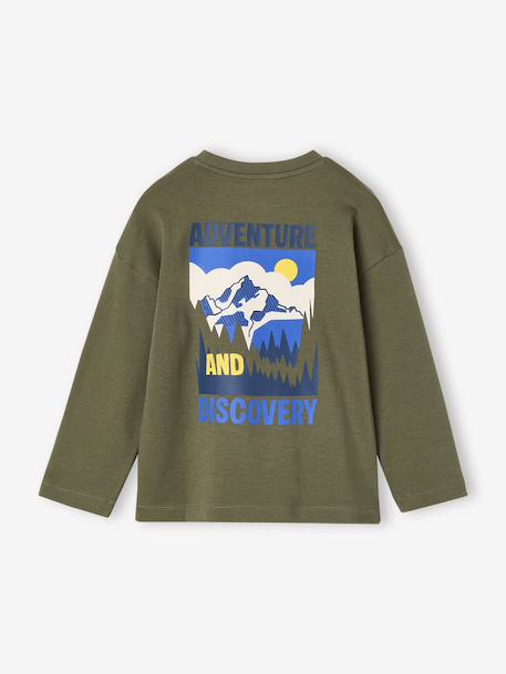 T-shirt manches longues garçon lichen 2 - vertbaudet enfant 