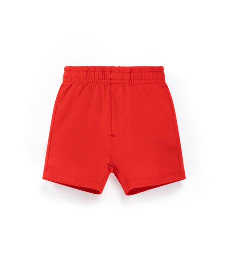 Ensemble short + haut 100% coton bébé garçon Fond blanc optic raye rouge 4 - vertbaudet enfant 