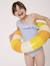 Maillot de bain fille Fond blanc raye bleu 1 - vertbaudet enfant 