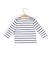 Mariniere manches longues 100% coton bébé fille Fond blanc raye indigo 2 - vertbaudet enfant 
