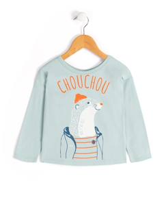 Garçon-T-shirt, polo, sous-pull-T-shirt manches longues 100% coton garçon