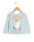 T-shirt manches longues 100% coton garçon Bleu 1 - vertbaudet enfant 